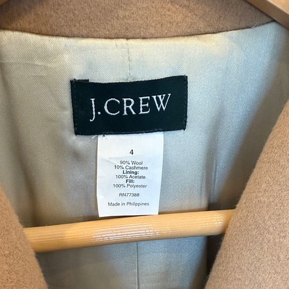 J. Crew Women's Camel pea Coat - Picture 2 of 7